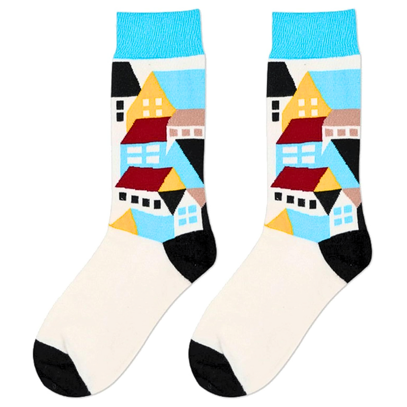 Blue House Socks