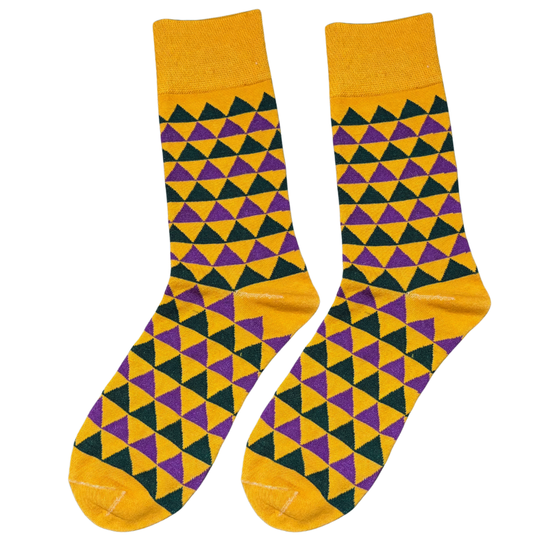 Triangle Print Socks