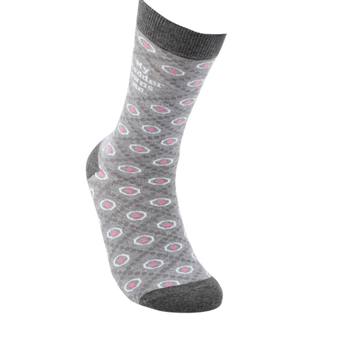 Grey Pink Socks Grey Pink Socks