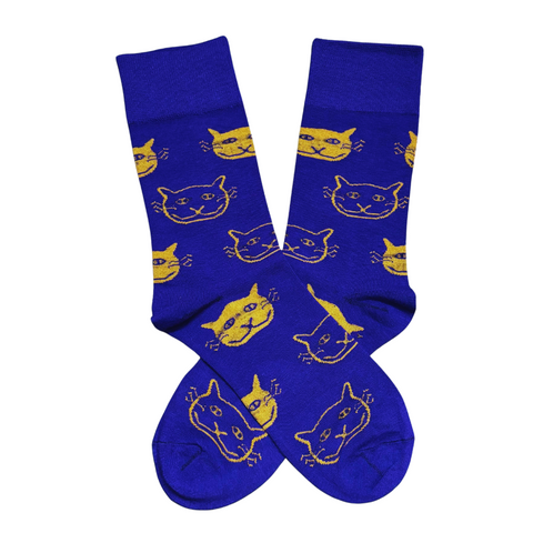 Blue Cat Socks
