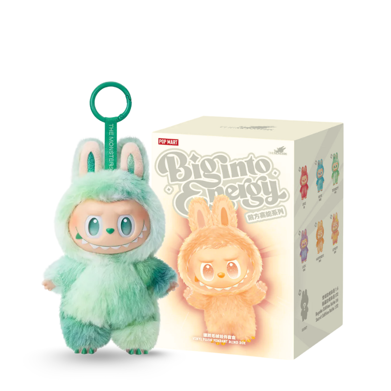 Cute Labubu Toy Big Into Energy Plush Blind Box Pack Of 1