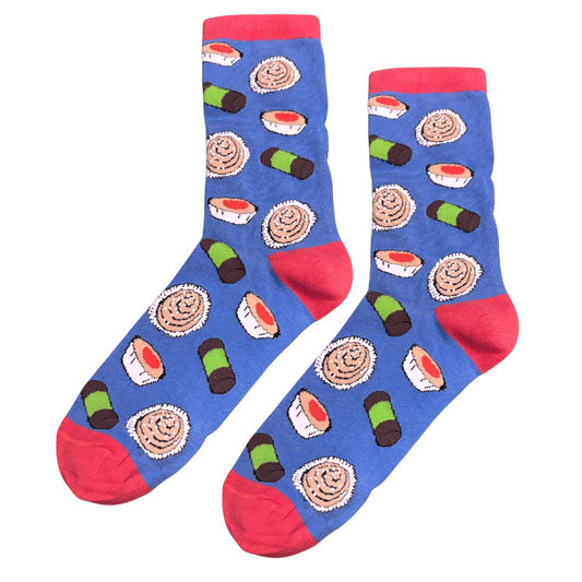 Blue Sushi Socks