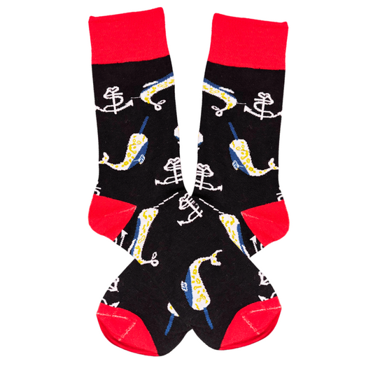 Shark & Anchor Socks
