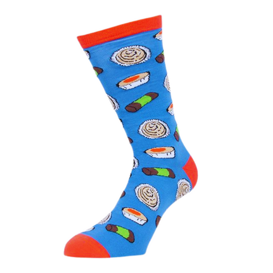 Blue Sushi Socks