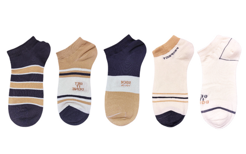 Blue Beige Socks