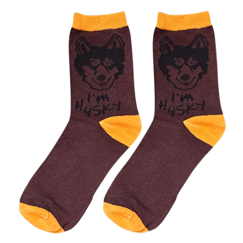 Yellow Brown Socks