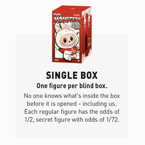 Cute Monsters Cola Vinyl Collectible Toy Blind Box – ( Pack Of 1 )