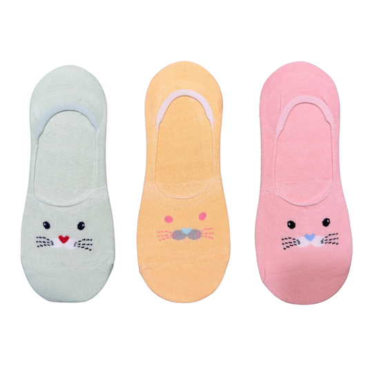 Pastel Mouse Loafer Socks