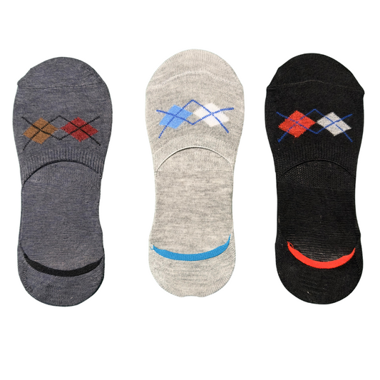 Cross & Square Loafer Socks