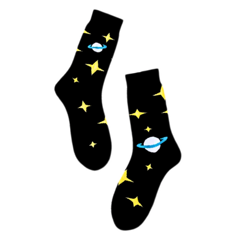 Space & Pigeon Socks