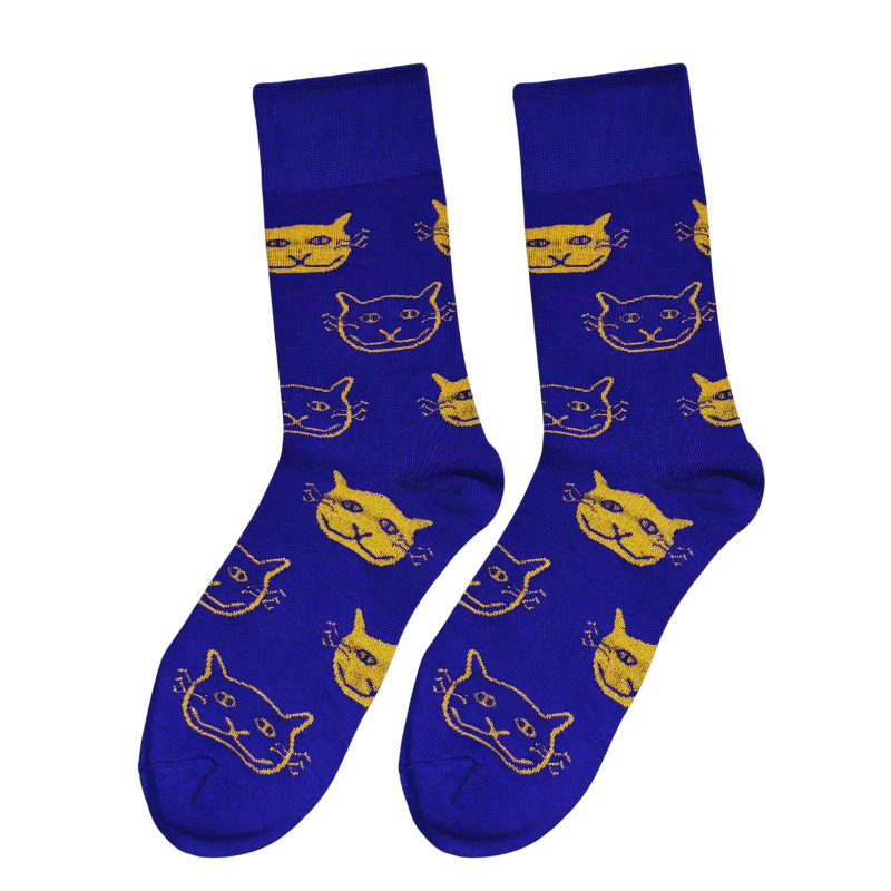 Blue Cat Socks
