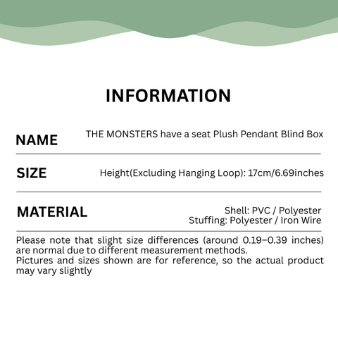Have a Seat Labubu Doll – (Pack of 1 Blind Box)